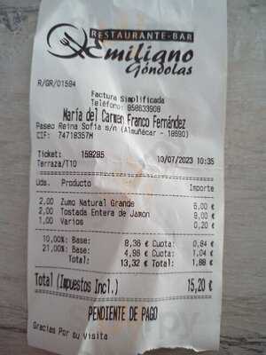 Emiliano Bar Restaurante Gondolas