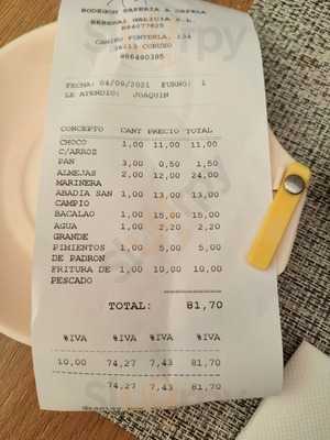 Bodegón Tapería A Capela