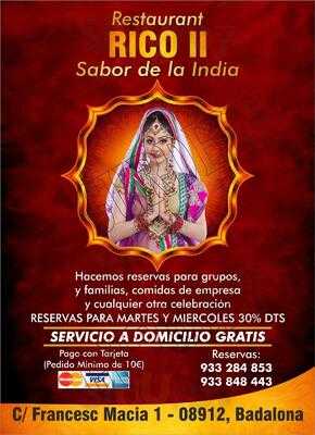 Rico Ii Indan & Pakistani Restaurante