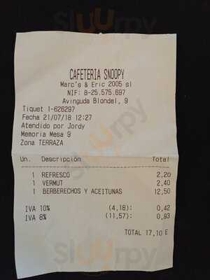 Cafeteria Restaurante Snoopy