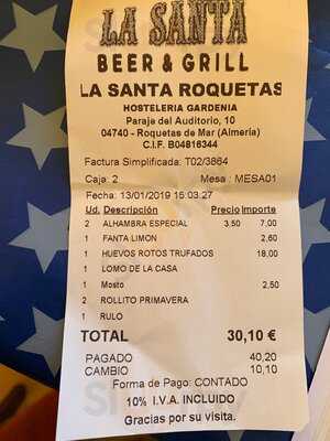 La Santa Beer & Grill