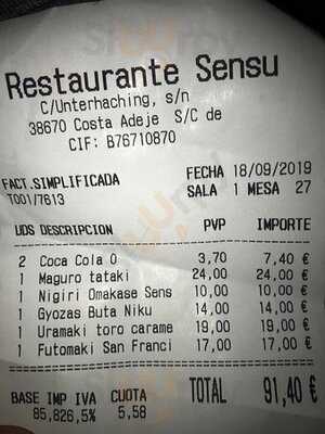 Restaurante Sensu