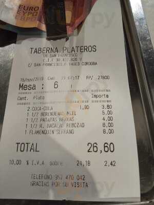 Taberna Sociedad Plateros De  San Francisco