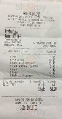 Bendita Dolores Bar Y Parrilla