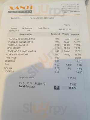 Restaurante Xanti