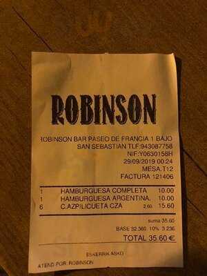 Robinson Bar Gros