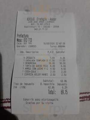 Asador Nicolas Erretegia