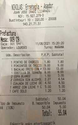 Asador Nicolas Erretegia