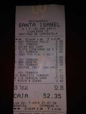 Restaurante Santa Isabel