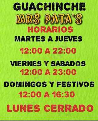 Guachinchin Mrs Pata's