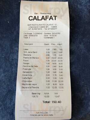 Bar Restaurant Calafat