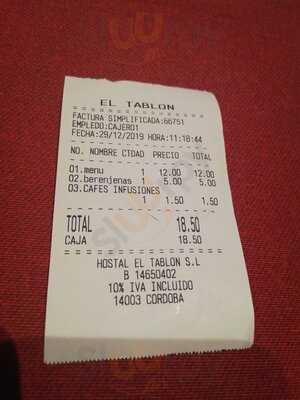 Hostal Y Restaurant El Tablon