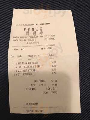 Restaurante Chino Fénix