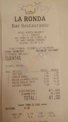 Bar Restaurante La Ronda
