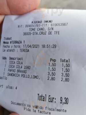 Tmkno Gastro-quiosco