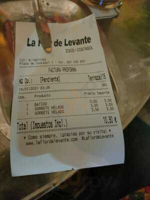 La Flor De Levante