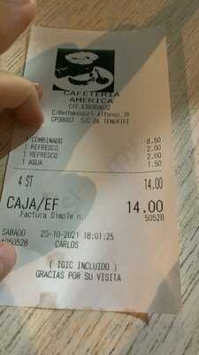 Cafetería América