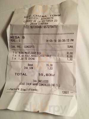 Restaurante Chino China Town