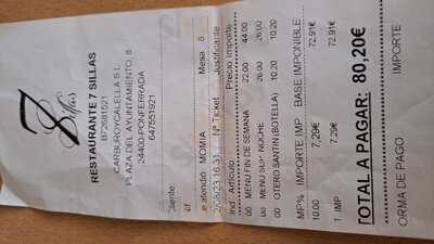 Restaurante 7 Sillas