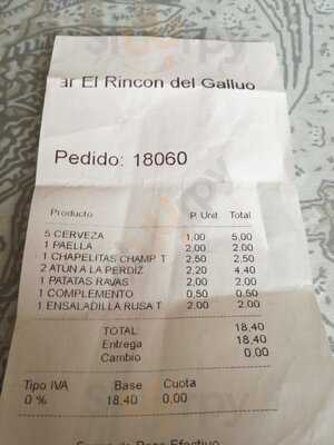 Bar El Rincon De Galluo
