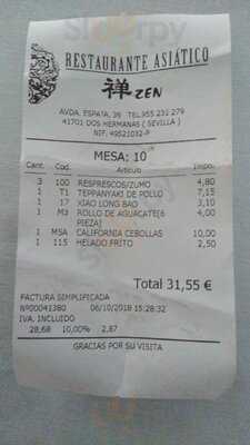 Zen Sushi Bar Restaurante Asiatico