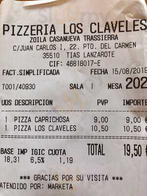 Los Claveles Pizzería-cafetería