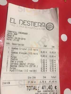 Freiduria Marisqueria El Destierro