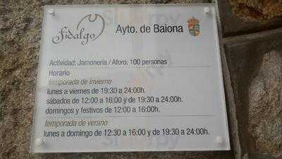 Meson Jamoneria Fidalgo