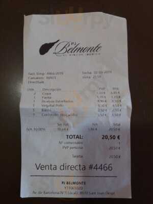 Pj Belmonte (el Rincón Del Jamón)