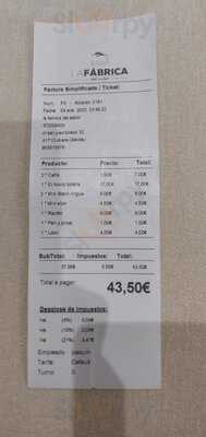 La Fabrica Del Sabor Restaurante