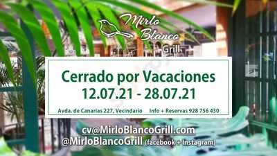 Mirlo Blanco Grill