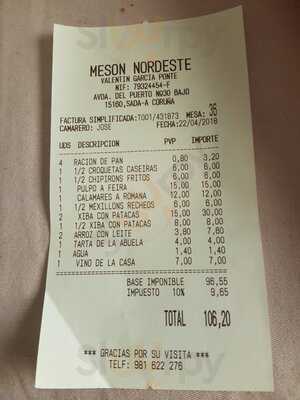 Mesón Restaurante Nordeste