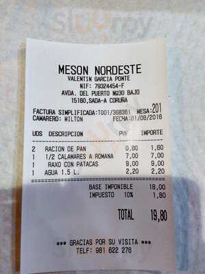 Mesón Restaurante Nordeste