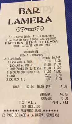 Bar Lamera