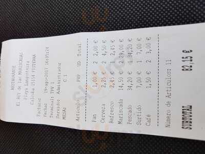 Restaurante El Rey De Las Mariscadas