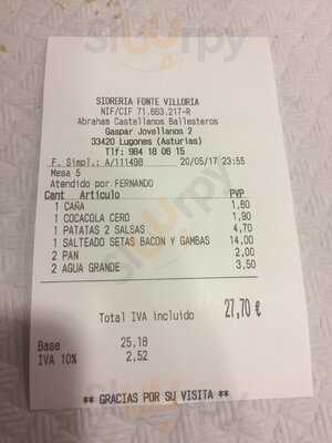 Sidreria Fonte Villoria