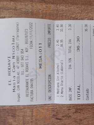 El Rodavi Masia Can Nicolau