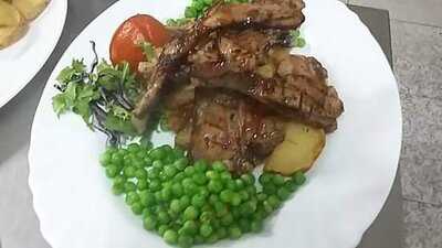 Flaming Steak And Grill