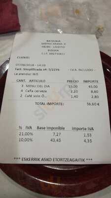 Restaurante Batzokia Lekeitio