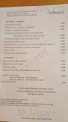 Sambucus, Restaurant I Càterings