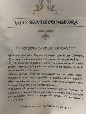 Restaurante La Cocina De Mi Suegra