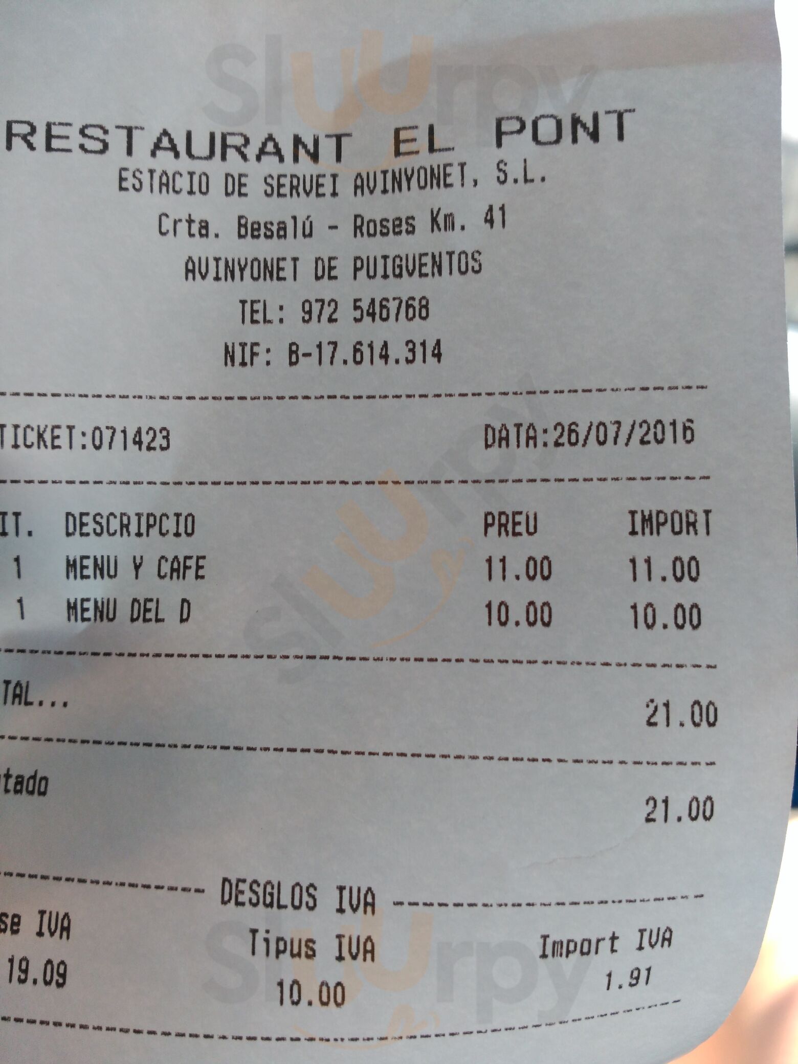 Restaurant El Pont
