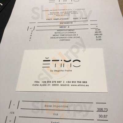 Restaurante Étimo By Begoña Fraire