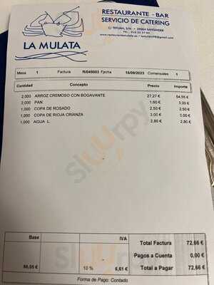 Restaurante La Mulata