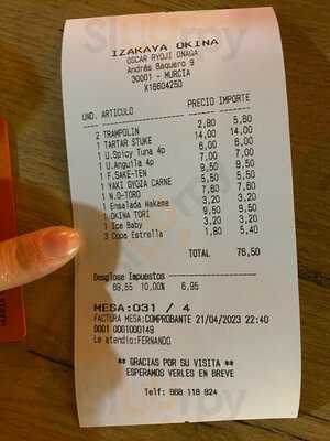 Taberna Japonesa Izakaya Okina