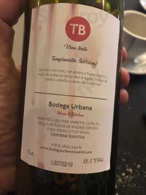 Bodega Urbana Madrid