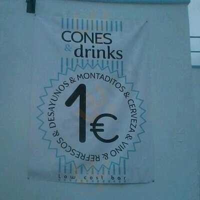 Cones & Drinks.low Cost Bar