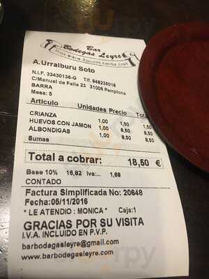 Bar Bodegas Leyre