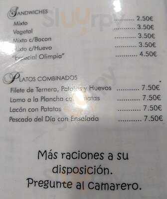 Cafetería Olimpia