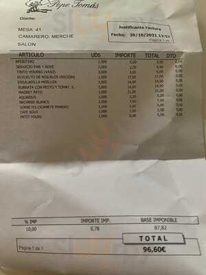 Restaurante Pepe Tomás